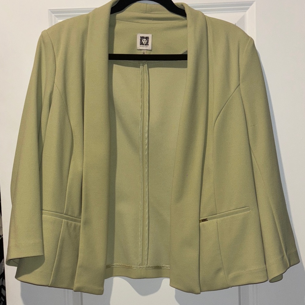 Anne Klein Light green Blazer size M